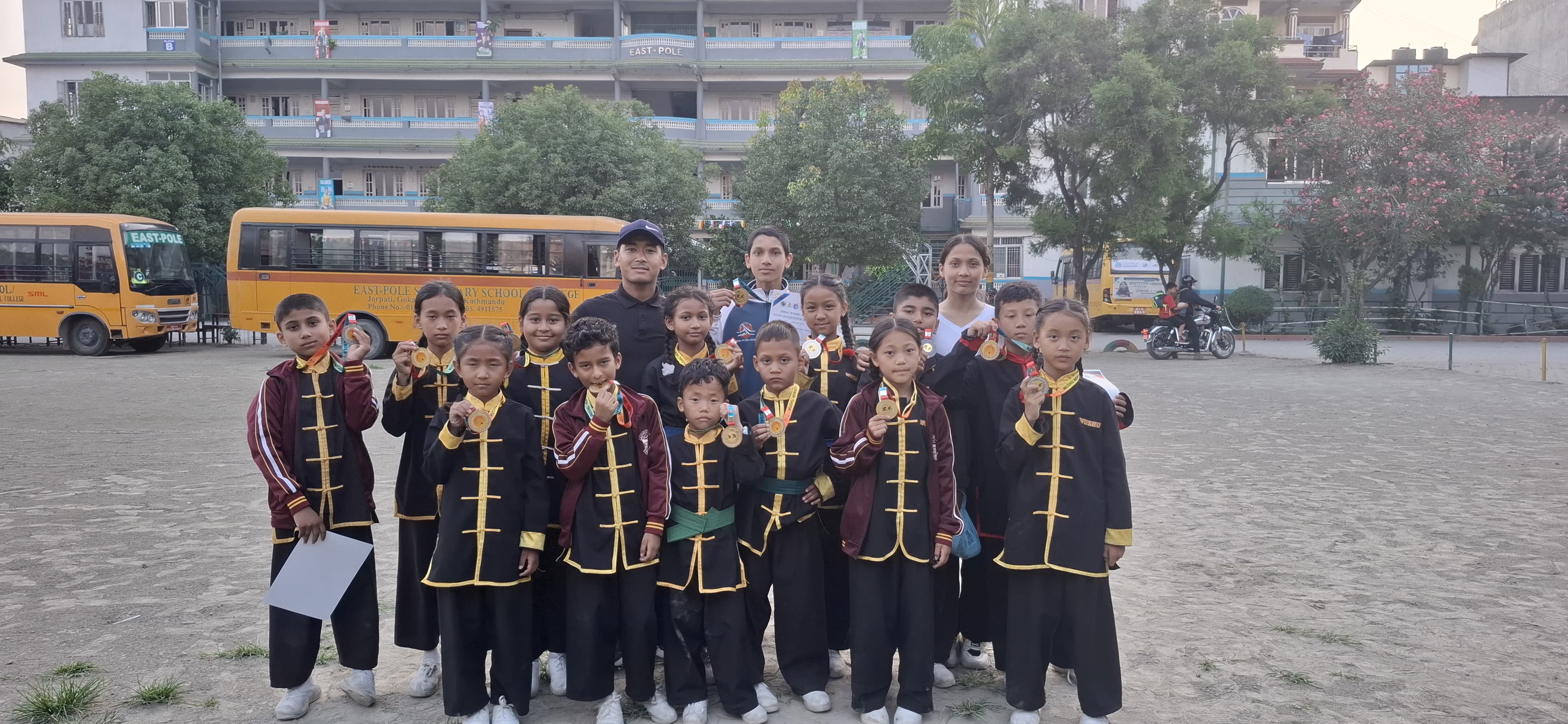 Winners of Wushu Competition